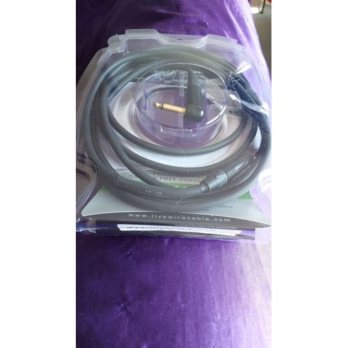 Cable Plug Pour Guitare Électrique Live Wire Elite The Ultimate Tone Connection 354 Grammes