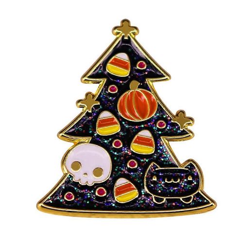 Exquis Arbre De Noël Broche Vêtements Broches Noël Bijoux Party Favor