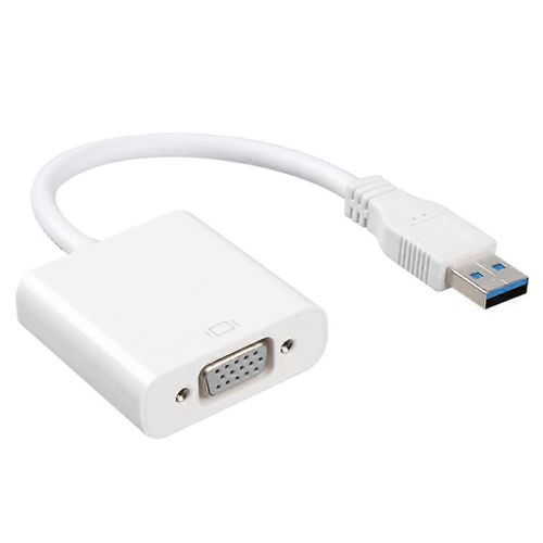 Adaptateur USB vers VGA 1080P Câble convertisseur de carte graphique vidéo multi-écrans