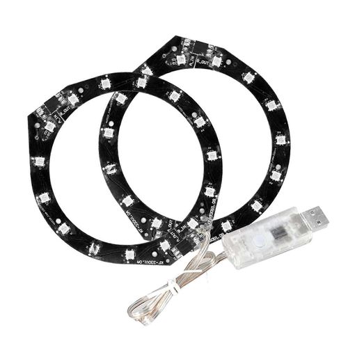 Bande Décorative Led De Ventilateur De Refroidissement De Console Pratique À Effet De Lumière Rvb Pour Ps5