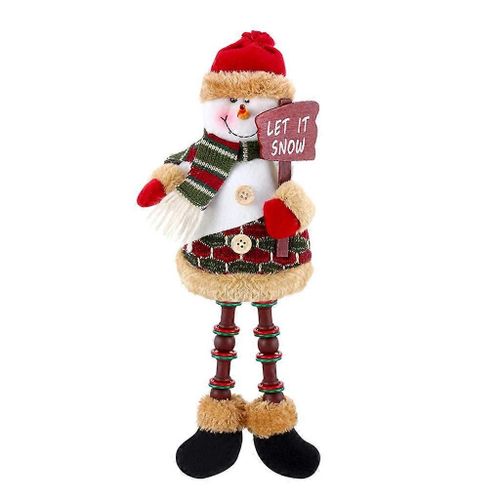 32/35/43cm Noël En Peluche Père Noël/Bonhomme De Neige/Renne Pour Poupée Pour Anniversaire Pa