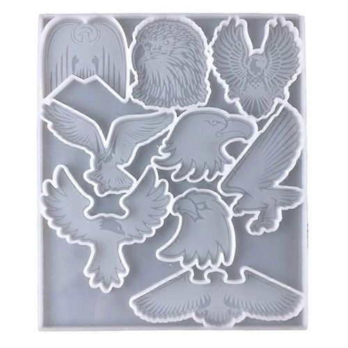 Moule Pendentif En Silicone Moules En Argile Moules Porte-Clés En Forme D¿Aigle Moules Silicone Matériau
