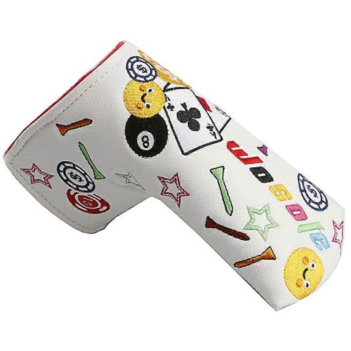 Golf Club Mallet Putter Head Cover Cuir Synthétique Golf Clubs Headcovers