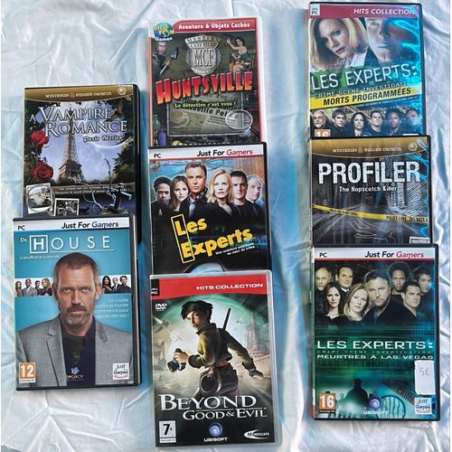 Lot De 8 Jeux Pc : Enquêtes, Suspense & Objets Cachés - Occasion
