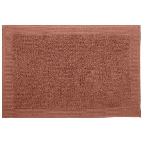 Tapis de bain 1350 g/m² 50x70 cm BAMAKO coton orange Terre
