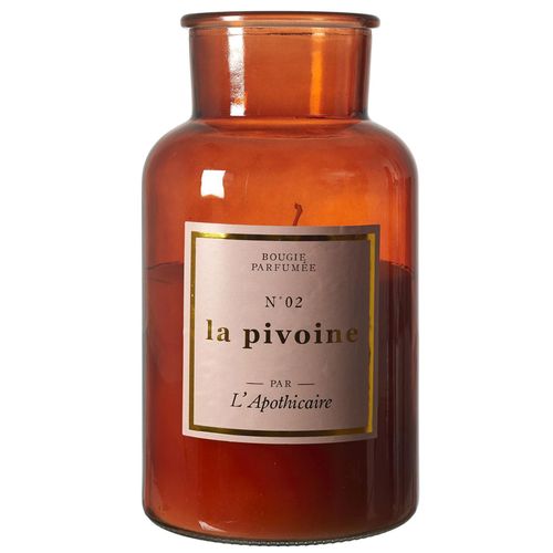 Bougie parfumée APOTHICAIRE cire de paraffine senteur pivoine