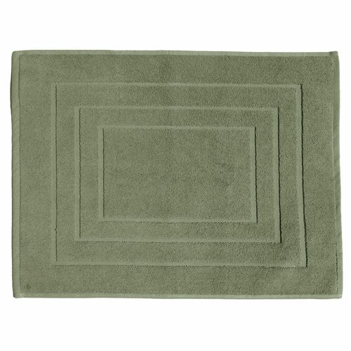 Tapis de bain coton 1000g/m2 collection NAÏA 80x60 cm vert Olive