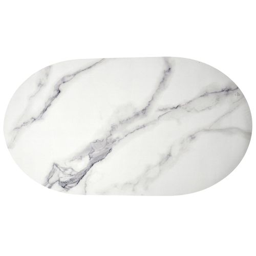 Tapis de bain ultra absorbant EPURE 60x110 cm marbre blanc