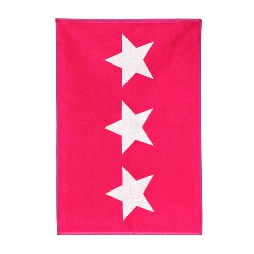 Tapis de bain 50x70 cm coton 700 g/m2 STARS Rose