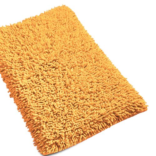 Tapis de bain 50x80 cm CHENILLE Jaune 1800 g/m2