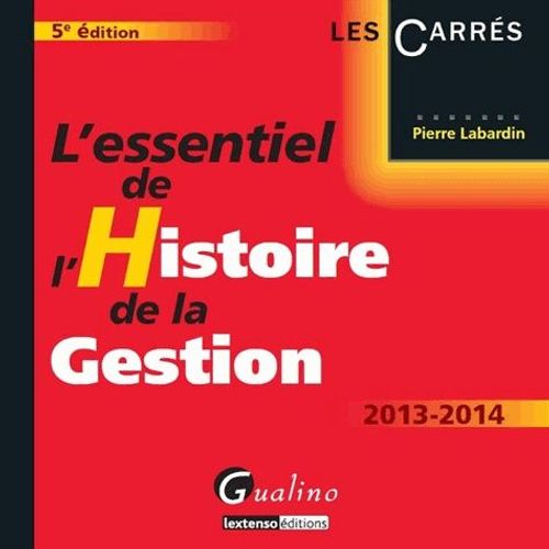 L'essentiel De L'histoire De La Gestion