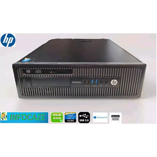 HP ELITEDESK-800 G1 SFF INTEL CORE i5-4590 - 3.3 Ghz - Ram 8 Go - DD 500 Go