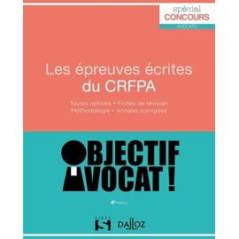 Les Épreuves Écrites Du Crfpa