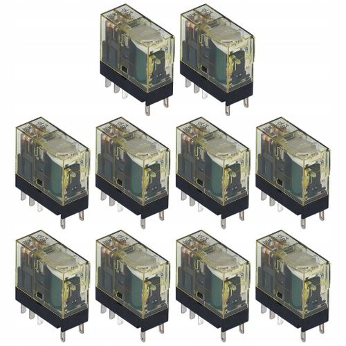 Lot de 10 relais de puissance miniatures minces