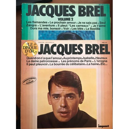 Jacques Brel - Impact Vol1 & Vol2 (2 Vinyles)