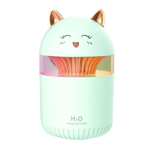 Mini humidificateur USB silencieux Cartoon 300 ml Vert