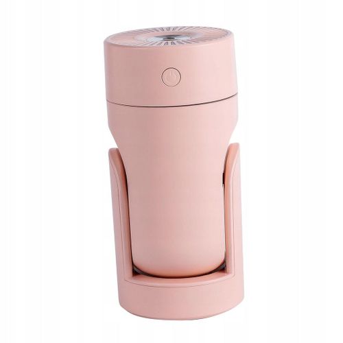Mini humidificateur d'air ultrasonique nano diffuseur lampe LED réglable silencieux rose