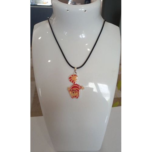 Collier Cordelette Cheschire Alice Au Pays Des Merveilles