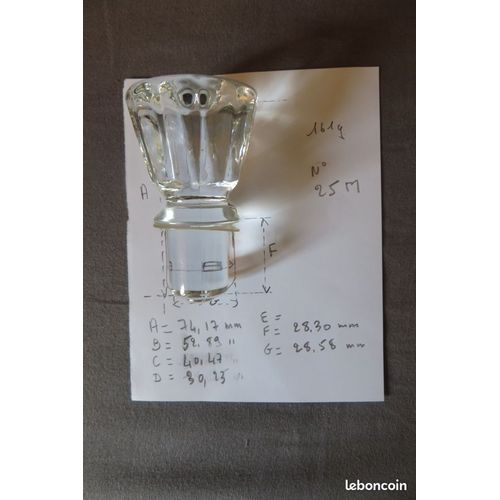 Bouchon Carafe 141 G/25g