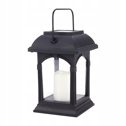 Lanterne solaire étanche à suspendre, lanterne solaire sans flamme, bougie LED