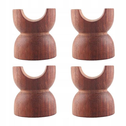 4 pièces Support de câble pour haut-parleur audio HiFi en palissandre