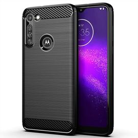Coque Pour Motorola Moto G8 Power Silicone Tpu Phone Case Matériau Souple Anti Empreintes Digitales Etui Coque Antichoc Antidérapant Noir