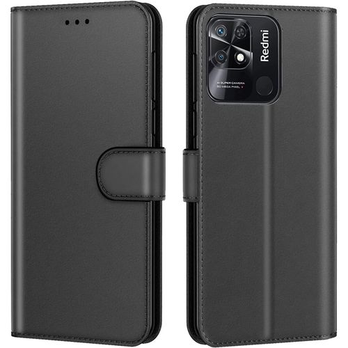 Coque Pour Xiaomi Redmi 10c, Housse Etui Portefeuille Cuir Multifonction, Fermeture Magnétique À Clapet Anti Choc