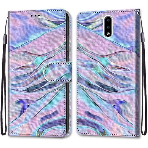 Coque En Pu Cuir Pour Nokia 2.3 Étui Flip Cover Clapet De Protection Portefeuille Avec Motif Motif Fluorescent Housse Magnétique Case Wallet Étui À Rabat Antichoc Cover Pour Nokia 2.3 6.2