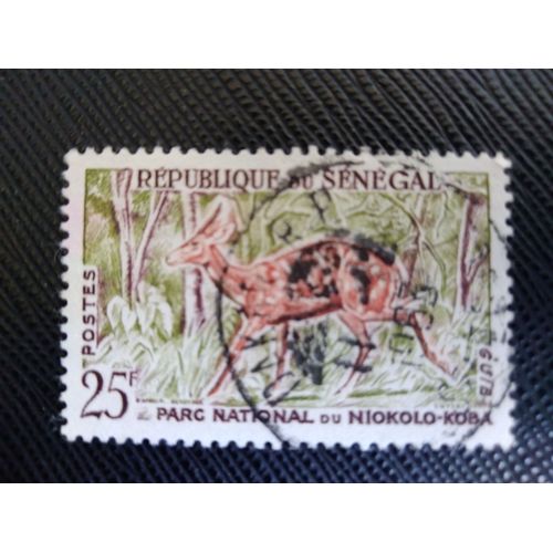 Timbre Senegal Yt 202 Guib Harnaché (Tragelaphus Scriptus) 1960 (020409 )
