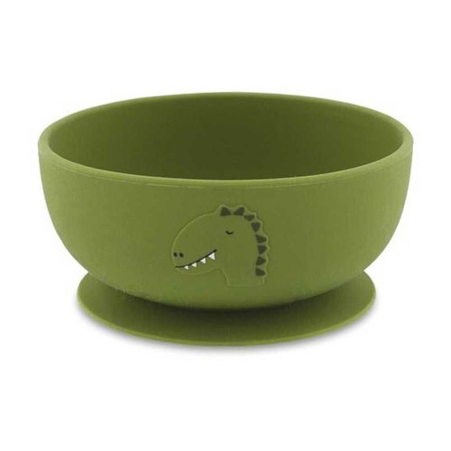 Bol En Silicone Avec Ventouse Dino De Trixie Pour Bébé