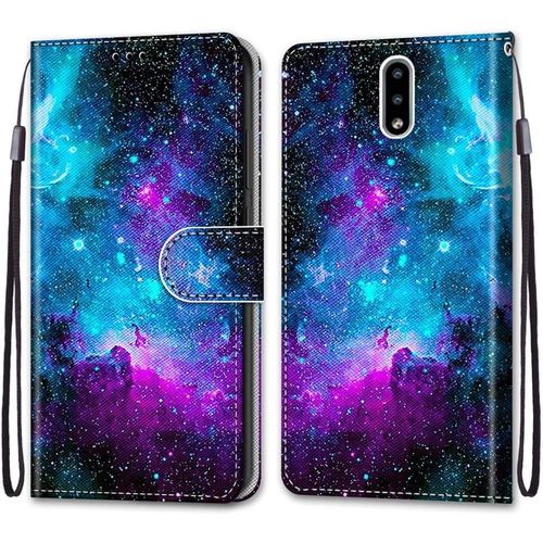 Pochette Coque Pour Nokia 2.3 Étui En Cuir Flip Lirves Pu Avec Tpu Silicone Antichoc Housse Support Portable Wallet Coque Élégant Protection Étui Pour Nokia 2.3 6.2"",Ciel Étoilé