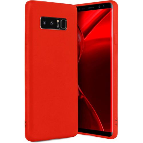 Coque Souple Slimshield Pro Compatible Samsung Galaxy Note8 Adhérente/Silicone+Tpu Rouge
