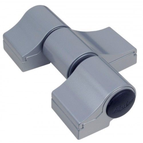 Paumelles à vissage direct pour porte d'entrée Loira+ à 3 lames - gris FAPIM