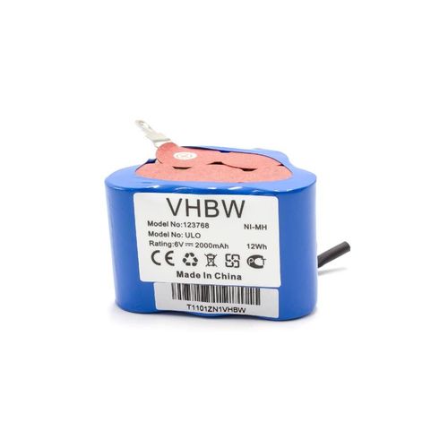 Vhbw Batterie Compatible Avec Ulo Box Ebl 801 Régulateur De Charge De Divers Motos (2ah, 6v, Nimh)