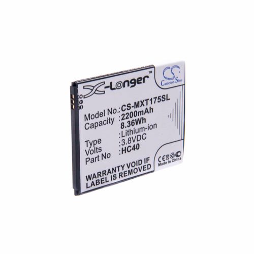 Vhbw Batterie Remplacement Pour Motorola Hc40 Pour Téléphone Portable (2200mah, 3,8v, Li-Ion)