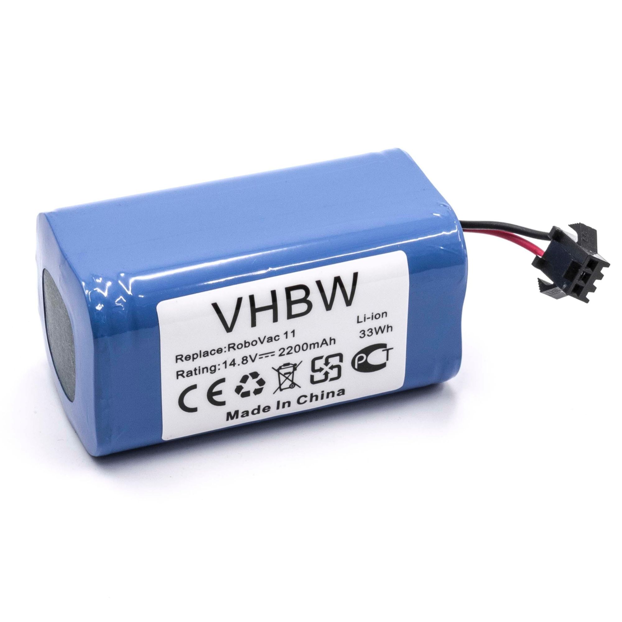 vhbw Batterie compatible avec Ultenic D5s aspirateur (2200mAh, 14,8...