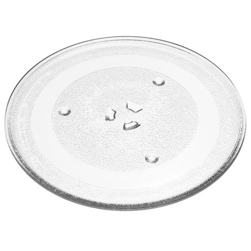 vhbw Plateau tournant compatible avec LG MS23NECBW micro-ondes - Plaque tournante verre, 28,8 cm, support en Y