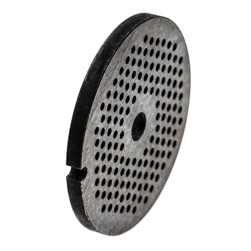 vhbw Grille taille 32 compatible avec Caso hachoir à viande - Diamètre des trous 4mm, trou central 13,4mm, acier