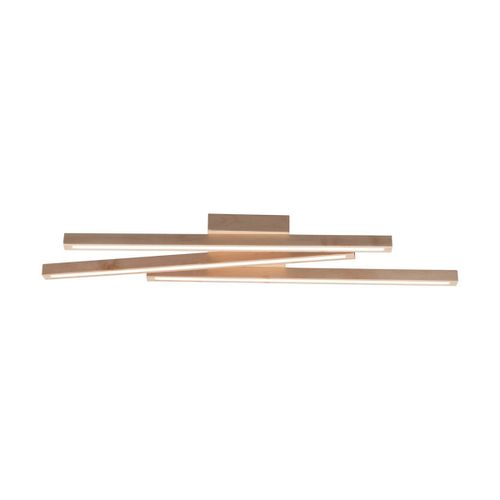 Plafonnier Guadalupa, Marron, 84,5x19x6,5 Cm, Epikasa