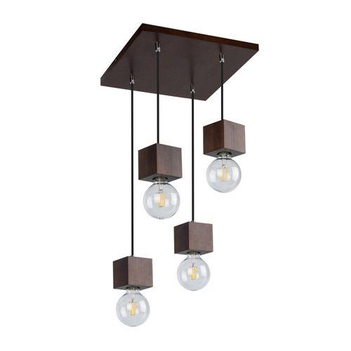 Suspension Mure, Marron, 34x34x110 Cm, Epikasa
