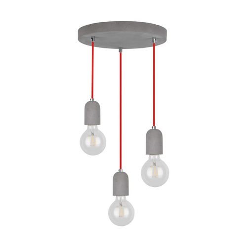 Suspension Fausto, Gris, 32x32x100 Cm, Epikasa