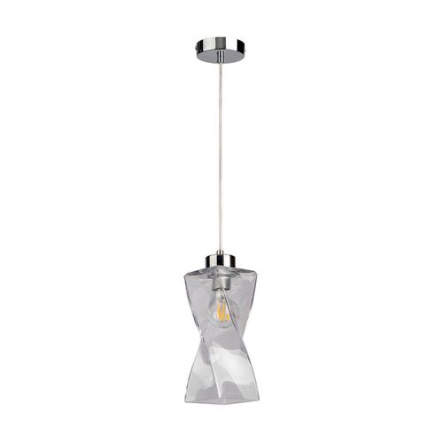 Suspension Donge, Argent, 10x10x110 Cm, Epikasa