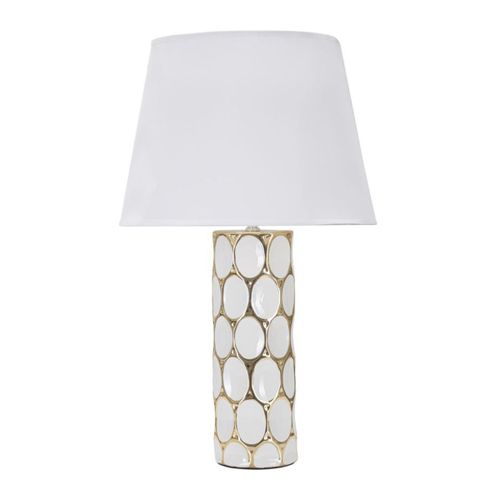 Lamp À Poser Mf109, Blanc, 34,5x34,5x56 Cm, Epikasa