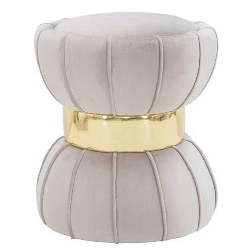 Pouf Mf359, Gris, 40x40x44 Cm, Epikasa