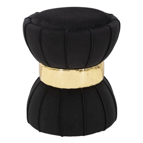 Pouf Mf360, Noir, 40x40x44 Cm, Epikasa