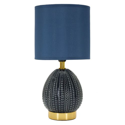 Lamp À Poser Mf100, Bleu, 15x15x30,5 Cm, Epikasa