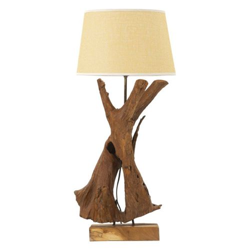 Lamp À Poser Mf118, Marron, 35x35x80 Cm, Epikasa