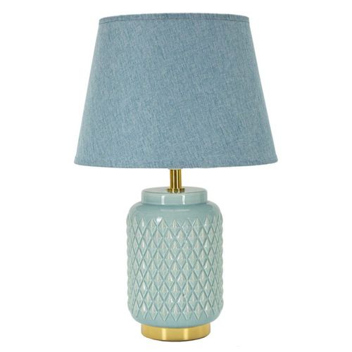 Lamp À Poser Mf114, Bleu, 28x28x44 Cm, Epikasa