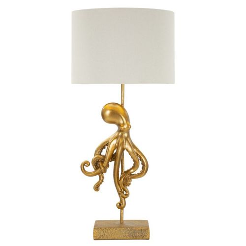 Lamp À Poser Pieuvre 1, Or, 30,5x30,5x64,5 Cm, Epikasa