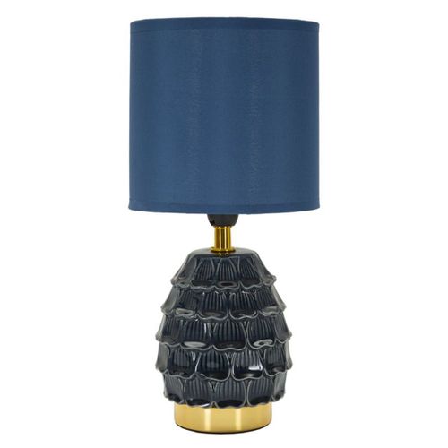 Lamp À Poser Mf96, Bleu, 15x15x30,5 Cm, Epikasa